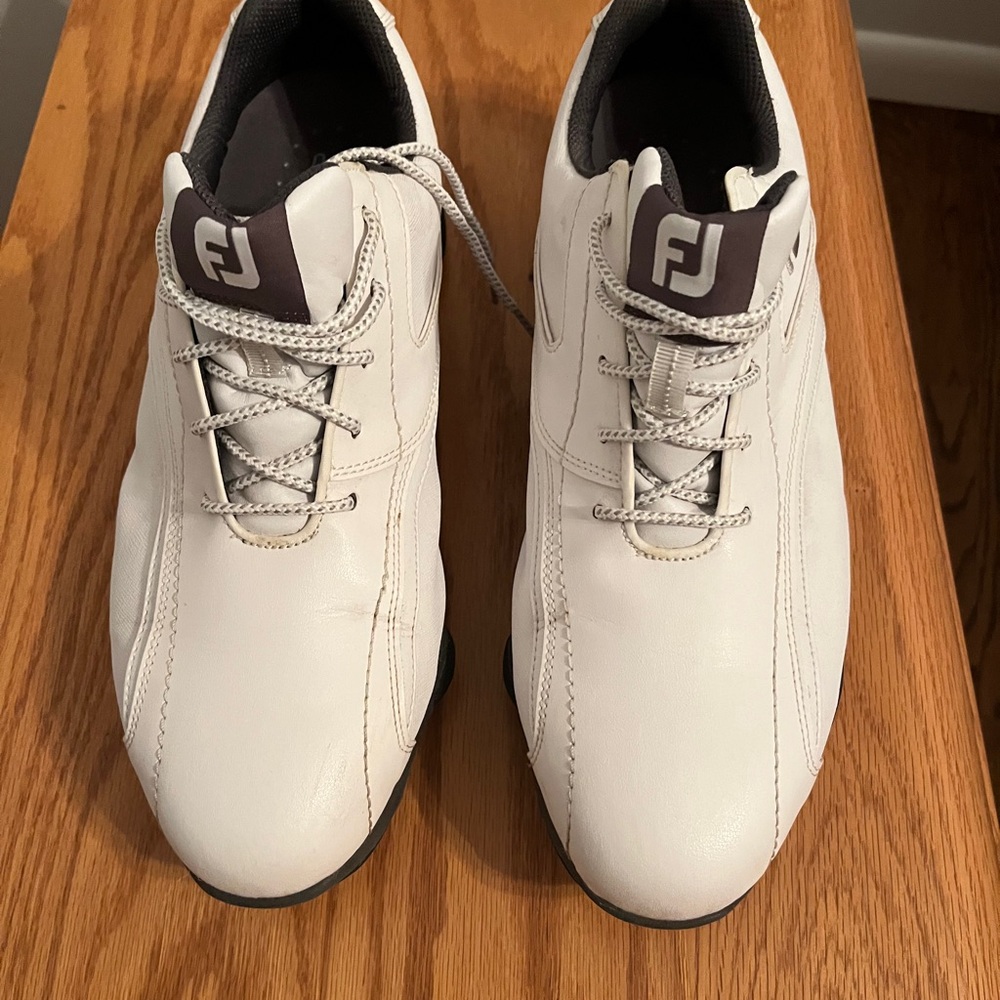 FootJoy Men's White and Black Athletic Shoes